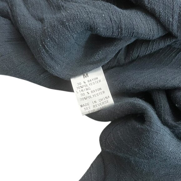 Wishlist Gauzy Midi Dress Navy Size‎ Medium Boho Whimsygoth Witchy - Picture 7 of 10